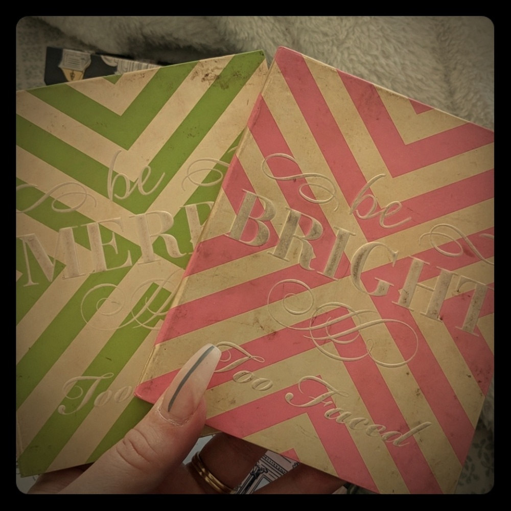 Too faced holiday set of two palettes